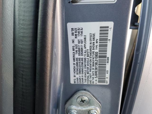 Photo 11 VIN: 5J6RE38738L010800 - HONDA CR-V EXL 