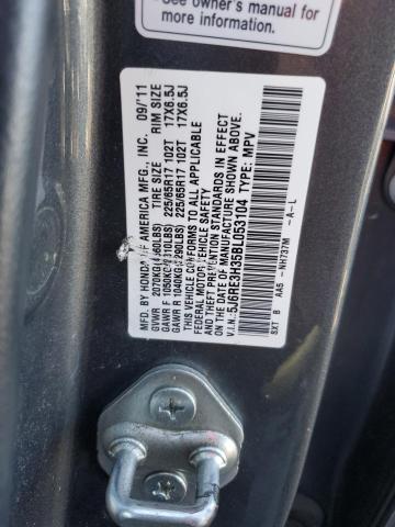 Photo 12 VIN: 5J6RE3H35BL053104 - HONDA CR-V LX 