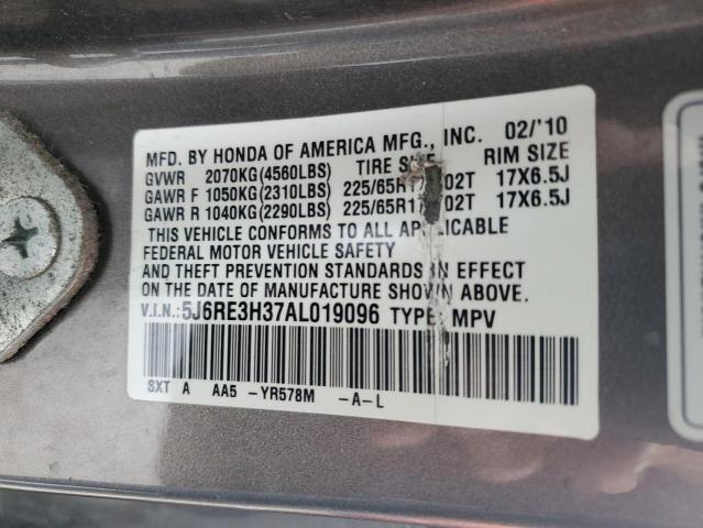 Photo 12 VIN: 5J6RE3H37AL019096 - HONDA CRV 