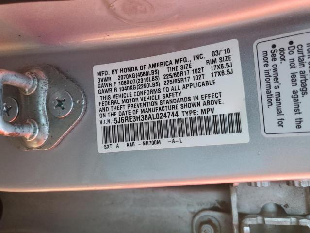 Photo 9 VIN: 5J6RE3H38AL024744 - HONDA CR-V LX 