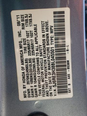 Photo 11 VIN: 5J6RE3H38BL045501 - HONDA CR-V LX 