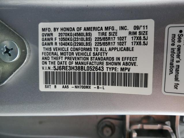 Photo 12 VIN: 5J6RE3H38BL052643 - HONDA CRV 