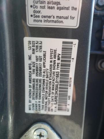 Photo 9 VIN: 5J6RE3H39AL011663 - HONDA CR-V LX 