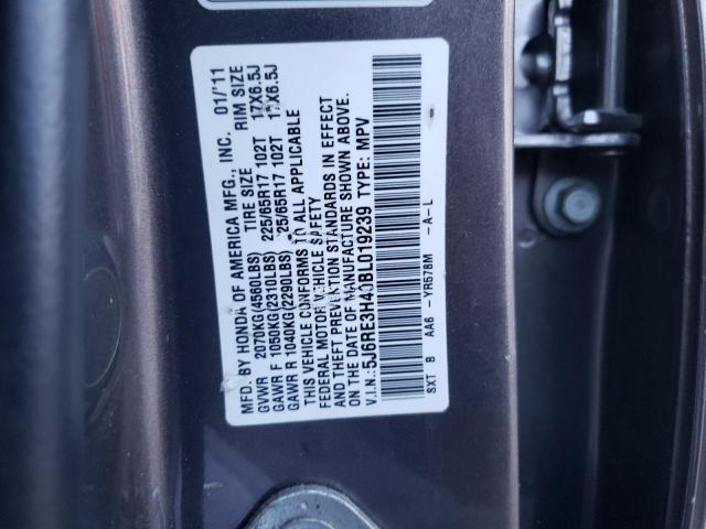 Photo 9 VIN: 5J6RE3H40BL019239 - HONDA CR-V SE 