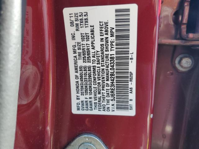 Photo 11 VIN: 5J6RE3H42BL043381 - HONDA CRV 