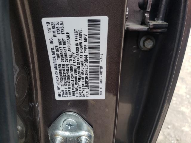 Photo 9 VIN: 5J6RE3H45BL010844 - HONDA CR-V SE 