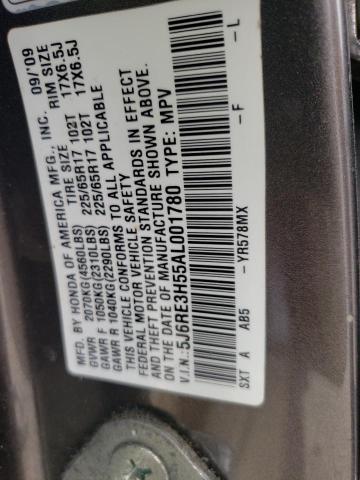 Photo 12 VIN: 5J6RE3H55AL001780 - HONDA CRV 