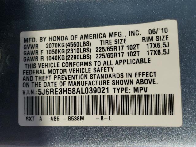 Photo 13 VIN: 5J6RE3H58AL039021 - HONDA CRV 