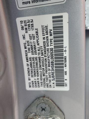 Photo 13 VIN: 5J6RE3H58BL000530 - HONDA CR-V EX 