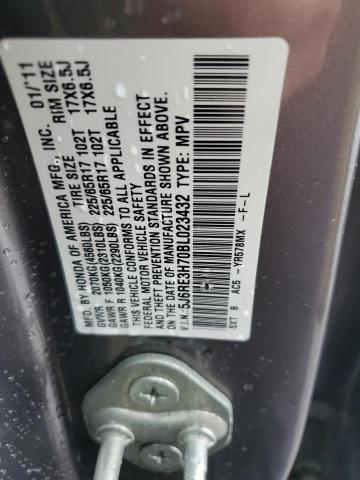 Photo 12 VIN: 5J6RE3H70BL023432 - HONDA CR-V EXL 