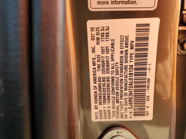 Photo 11 VIN: 5J6RE3H72AL018134 - HONDA CRV 