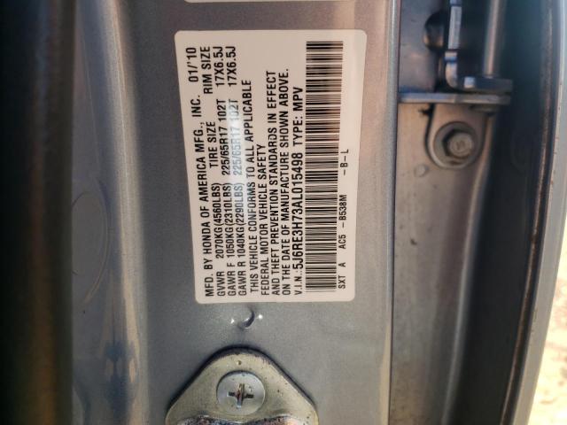 Photo 9 VIN: 5J6RE3H73AL015498 - HONDA CR-V EXL 