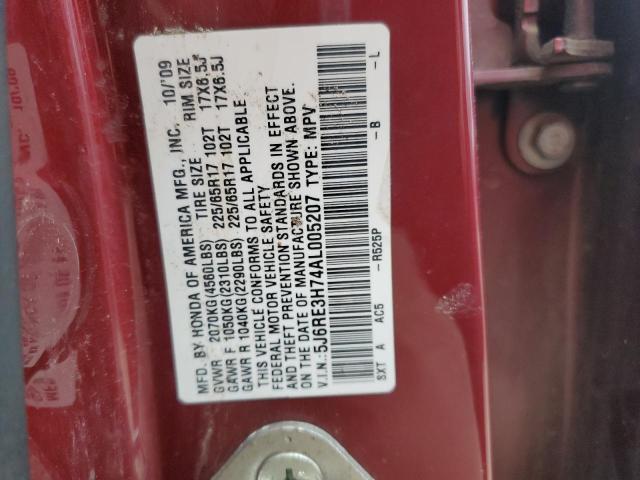 Photo 11 VIN: 5J6RE3H74AL005207 - HONDA CR-V EXL 