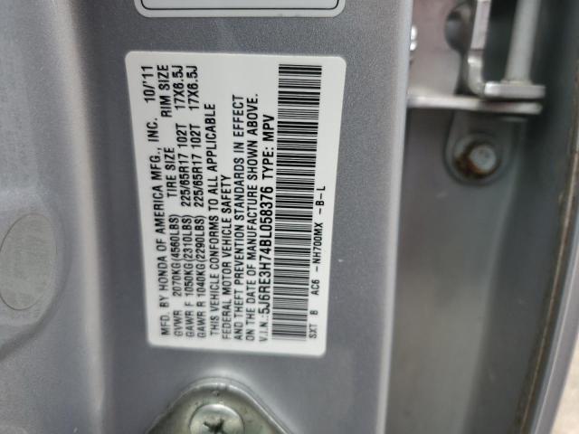 Photo 12 VIN: 5J6RE3H74BL058376 - HONDA CR-V EXL 