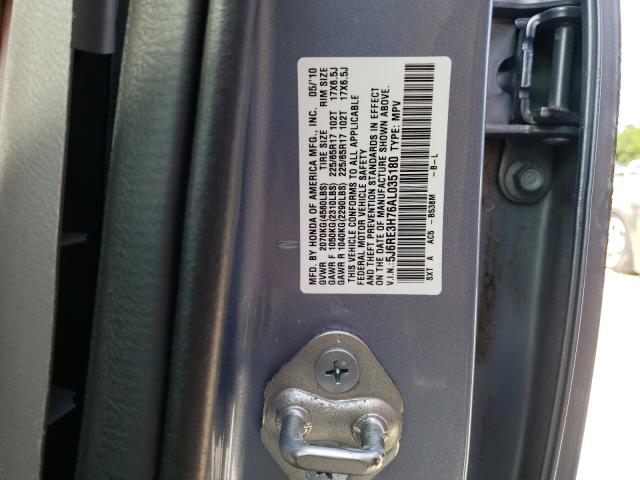 Photo 9 VIN: 5J6RE3H76AL035180 - HONDA CR-V EXL 