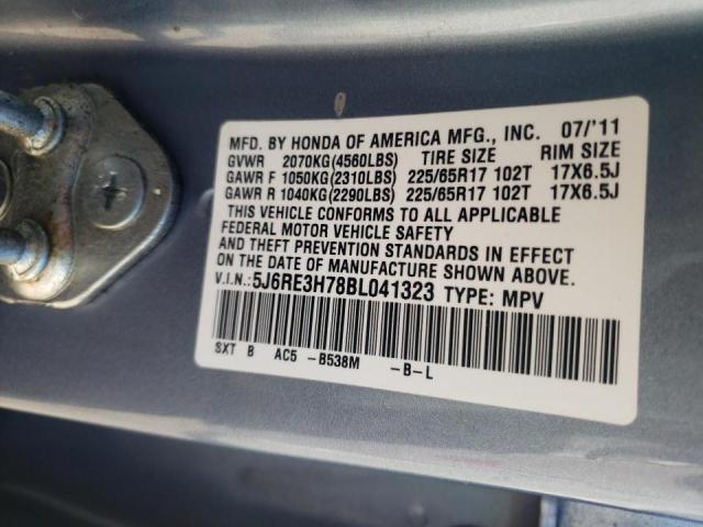 Photo 9 VIN: 5J6RE3H78BL041323 - HONDA CR-V EXL 