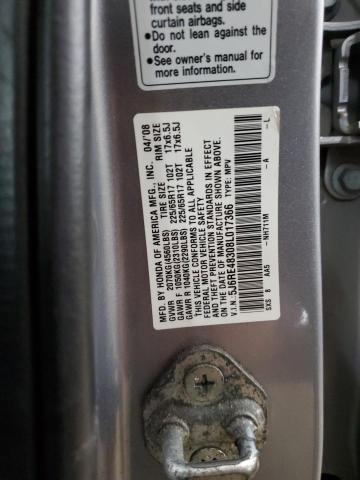 Photo 12 VIN: 5J6RE48308L017366 - HONDA CR-V LX 