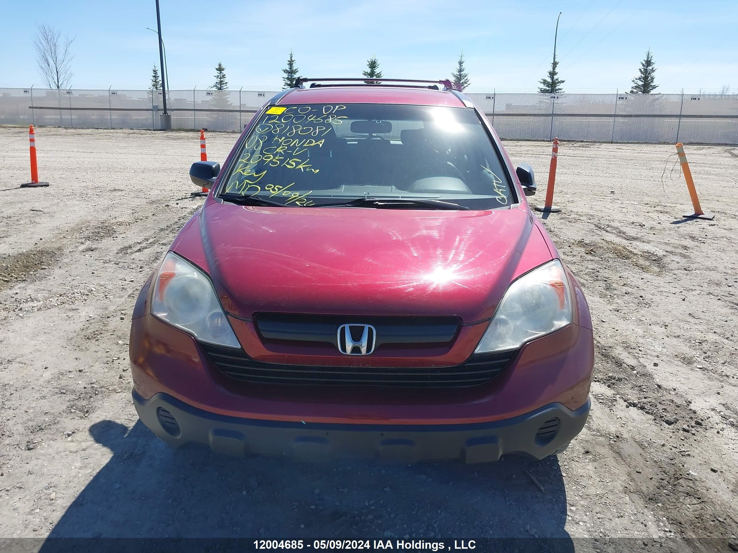 Photo 11 VIN: 5J6RE48318L818081 - HONDA CR-V 