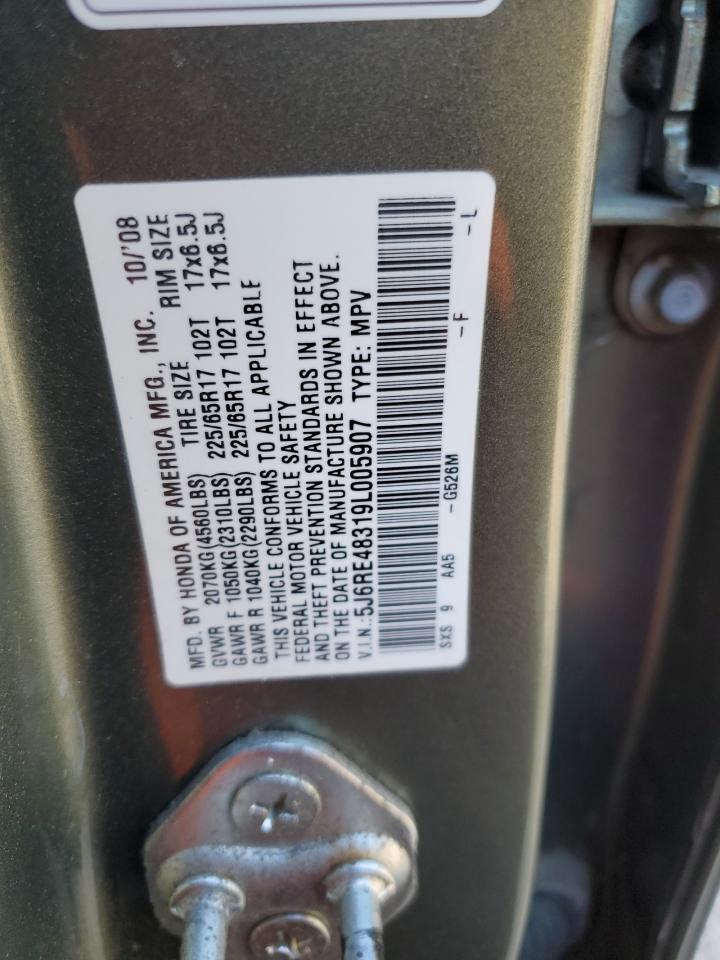 Photo 11 VIN: 5J6RE48319L005907 - HONDA CR-V 