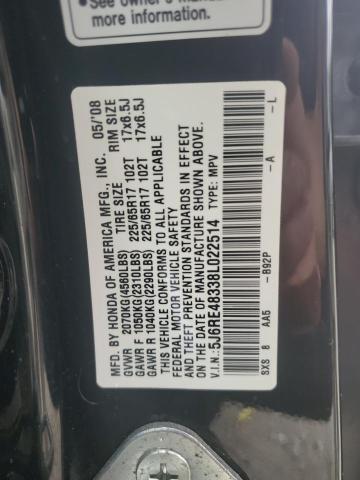 Photo 12 VIN: 5J6RE48338L022514 - HONDA CRV 