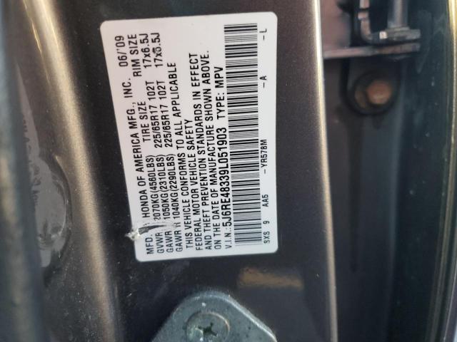 Photo 12 VIN: 5J6RE48339L051903 - HONDA CR-V LX 