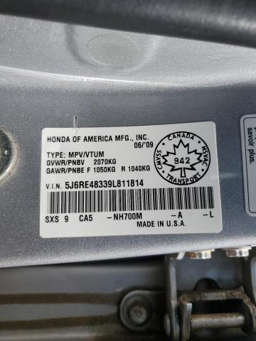 Photo 12 VIN: 5J6RE48339L811814 - HONDA CRV 