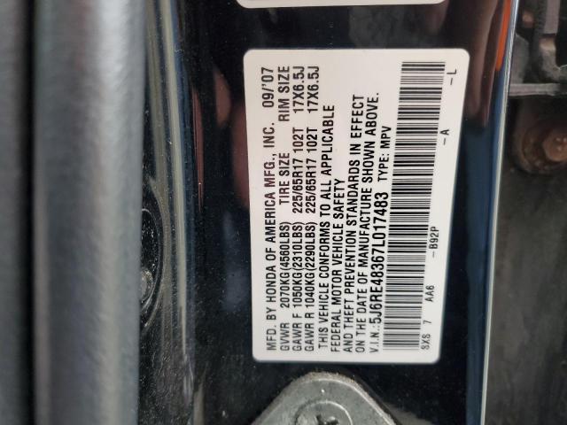 Photo 11 VIN: 5J6RE48367L017483 - HONDA CRV 