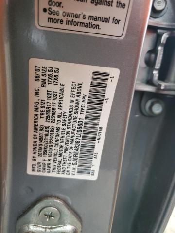 Photo 12 VIN: 5J6RE48387L006601 - HONDA CRV 