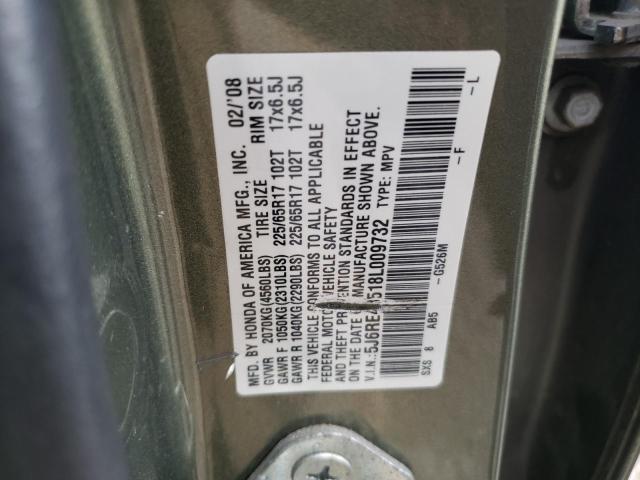 Photo 12 VIN: 5J6RE48518L009732 - HONDA CR-V EX 