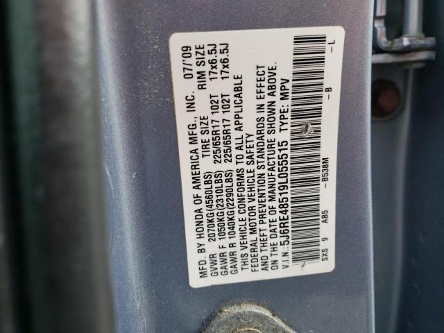 Photo 13 VIN: 5J6RE48519L055515 - HONDA CRV 