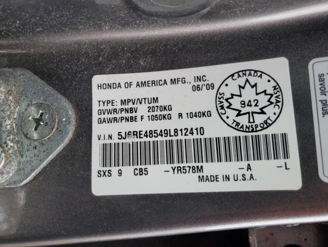 Photo 13 VIN: 5J6RE48549L812410 - HONDA CRV 