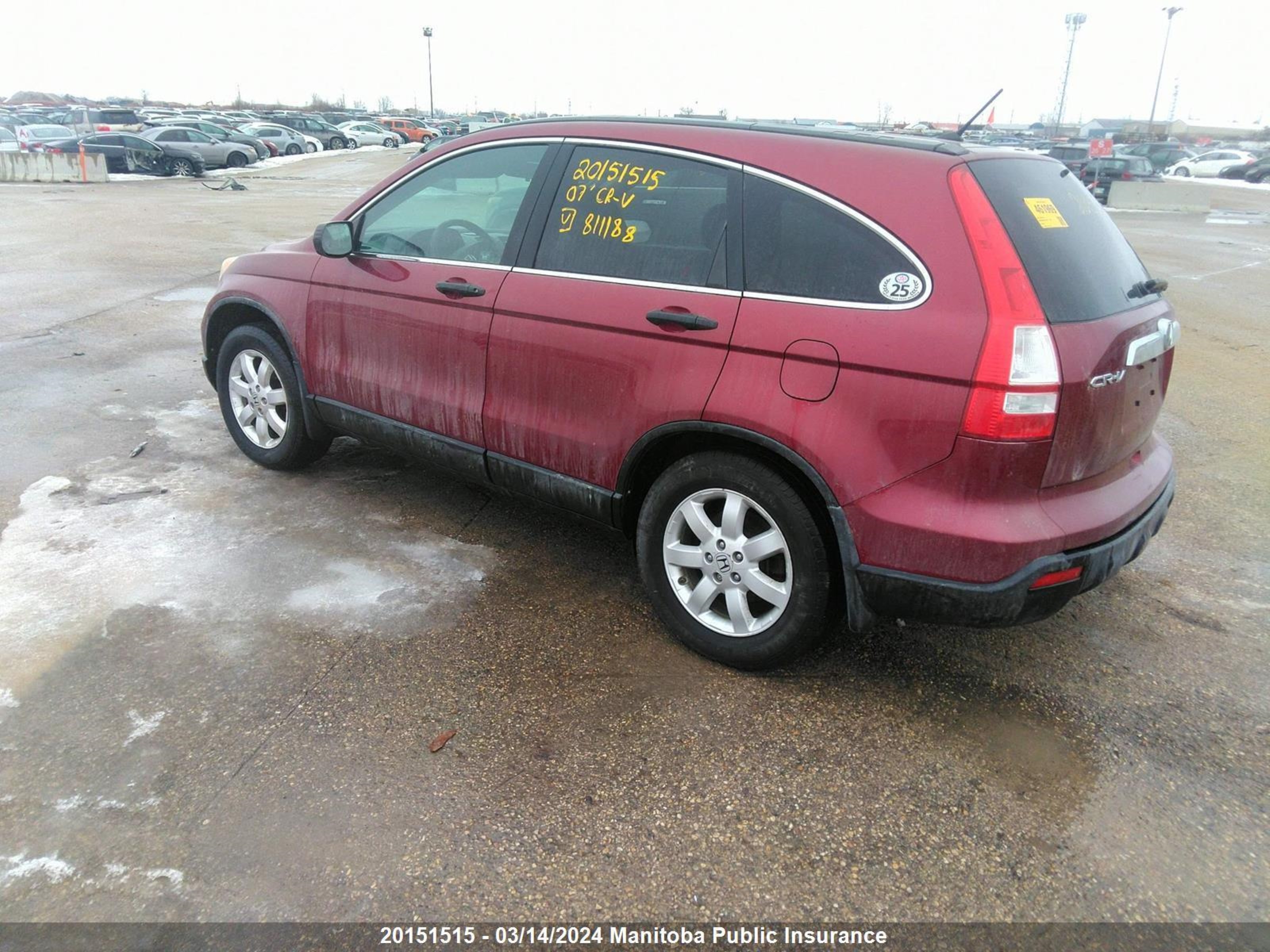 Photo 2 VIN: 5J6RE48567L811188 - HONDA CR-V 