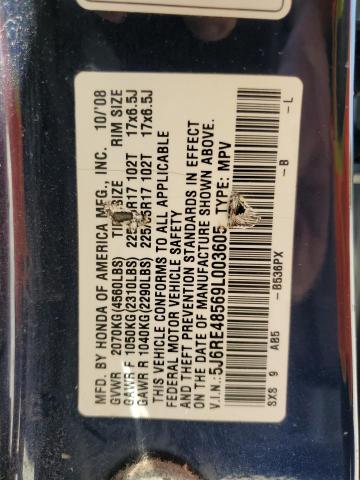 Photo 12 VIN: 5J6RE48569L003605 - HONDA CRV 