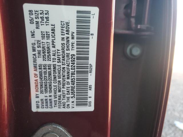 Photo 11 VIN: 5J6RE48578L024929 - HONDA CR-V EX 