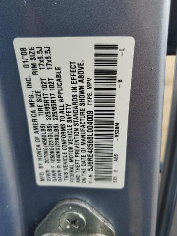 Photo 13 VIN: 5J6RE48588L004009 - HONDA CR-V EX 