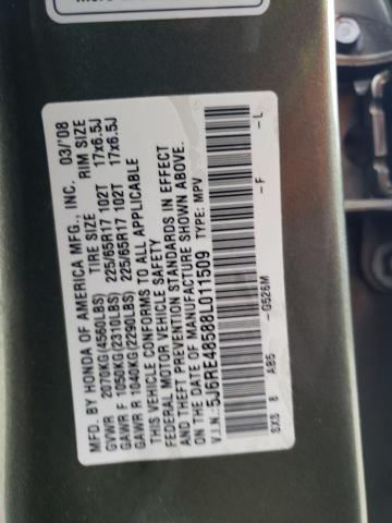 Photo 12 VIN: 5J6RE48588L011509 - HONDA CR-V EX 