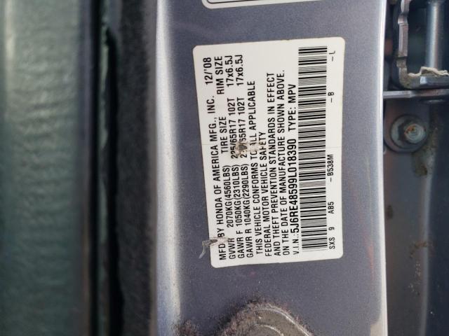 Photo 12 VIN: 5J6RE48599L018390 - HONDA CRV 