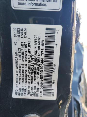 Photo 12 VIN: 5J6RE48599L025484 - HONDA CRV 