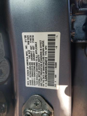 Photo 13 VIN: 5J6RE485X8L004013 - HONDA CRV 