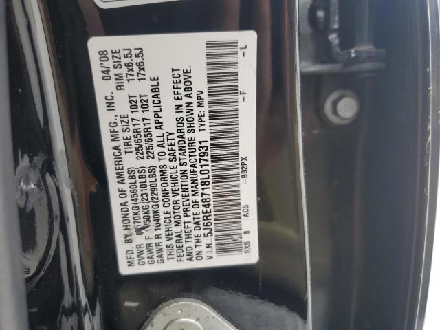 Photo 12 VIN: 5J6RE48718L017931 - HONDA CRV 