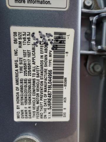 Photo 11 VIN: 5J6RE48718L044966 - HONDA CRV 