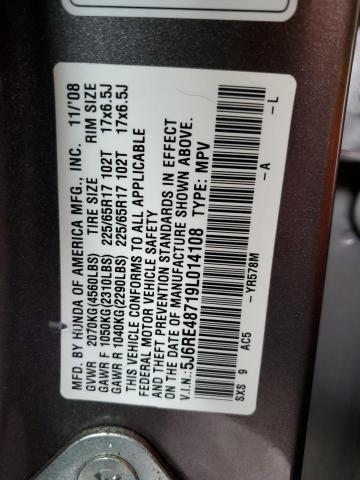 Photo 12 VIN: 5J6RE48719L014108 - HONDA CRV 