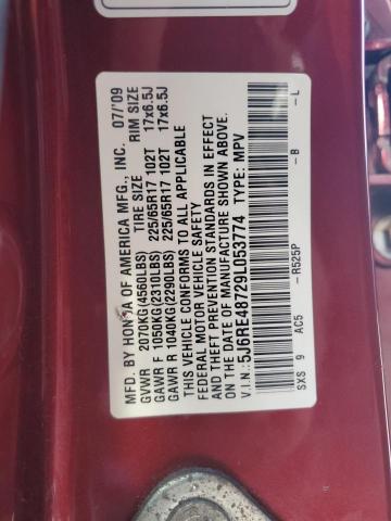 Photo 12 VIN: 5J6RE48729L053774 - HONDA CRV 