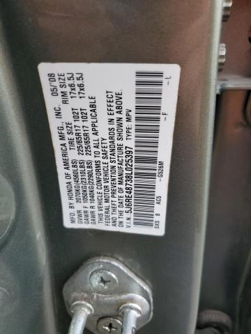 Photo 13 VIN: 5J6RE48738L025397 - HONDA CR-V EXL 