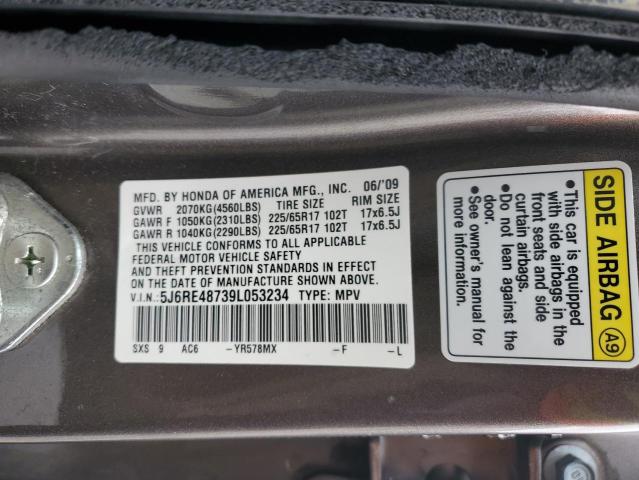 Photo 12 VIN: 5J6RE48739L053234 - HONDA CRV 