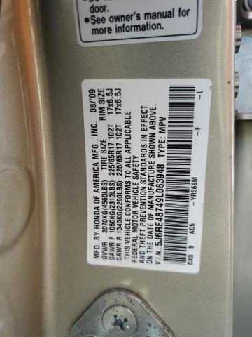 Photo 12 VIN: 5J6RE48749L063948 - HONDA CRV 