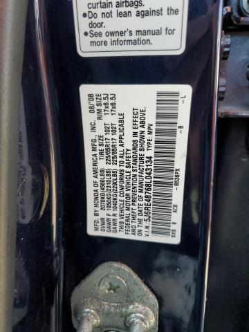 Photo 11 VIN: 5J6RE48768L043134 - HONDA CRV 