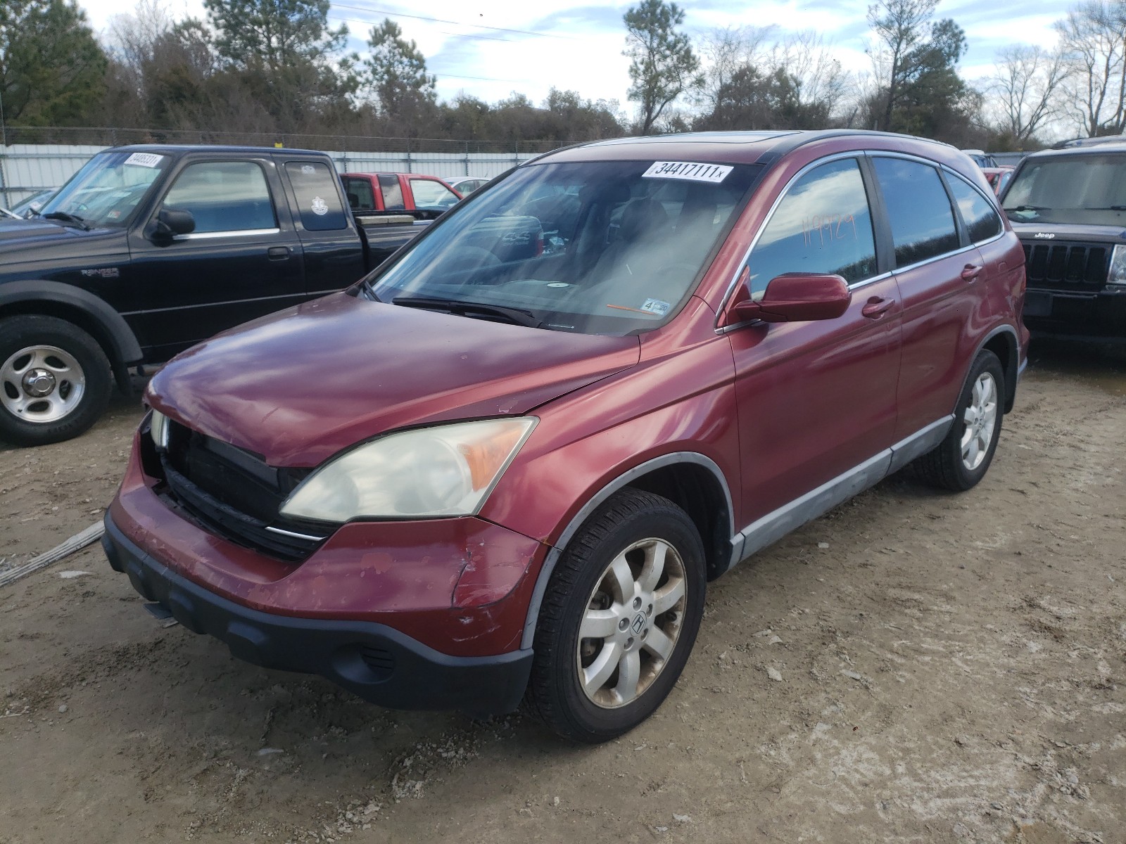 Photo 1 VIN: 5J6RE48778L015083 - HONDA CR-V EXL 