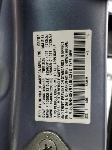 Photo 13 VIN: 5J6RE48797L004374 - HONDA CRV 