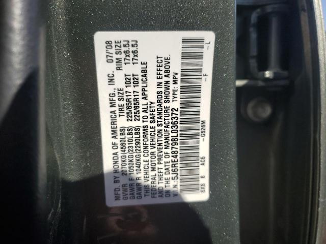 Photo 12 VIN: 5J6RE48798L036372 - HONDA CRV 